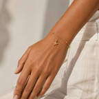 Golden Starfish Double Layer Bracelet
