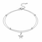 Golden Starfish Double Layer Bracelet