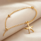 Golden Starfish Double Layer Bracelet