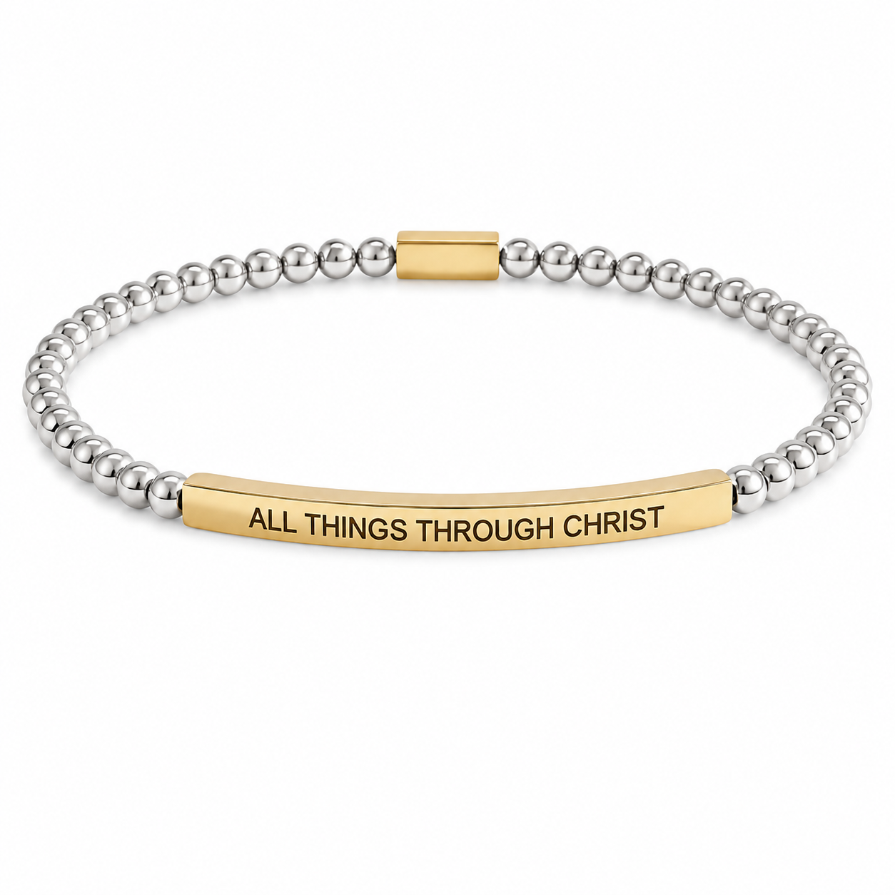 Faith Message Beaded Bracelet