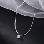 cubic chain charm bracelet