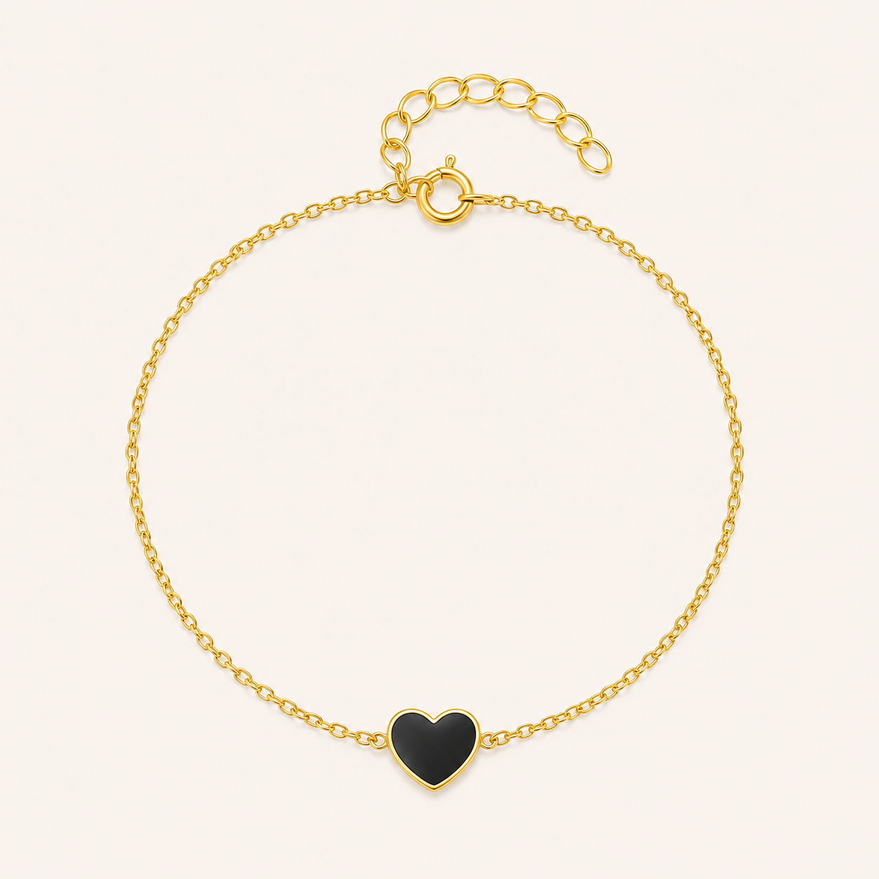 Heart Charm Bracelet