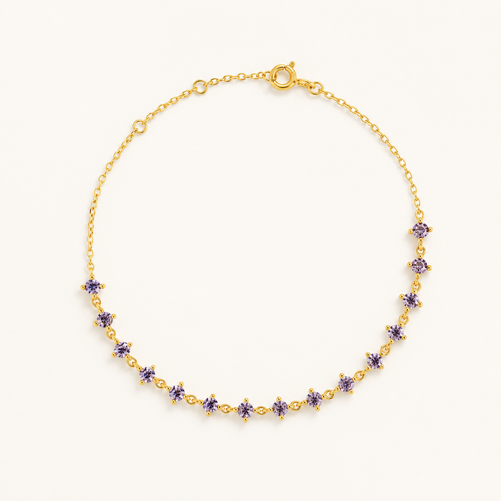 Amethyst Crystal Bracelet