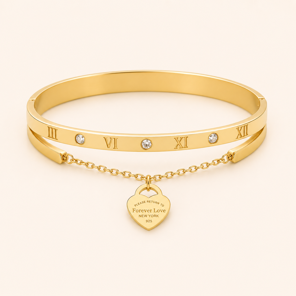 Roman Love Bangle
