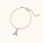 Initial Pearl Bracelet