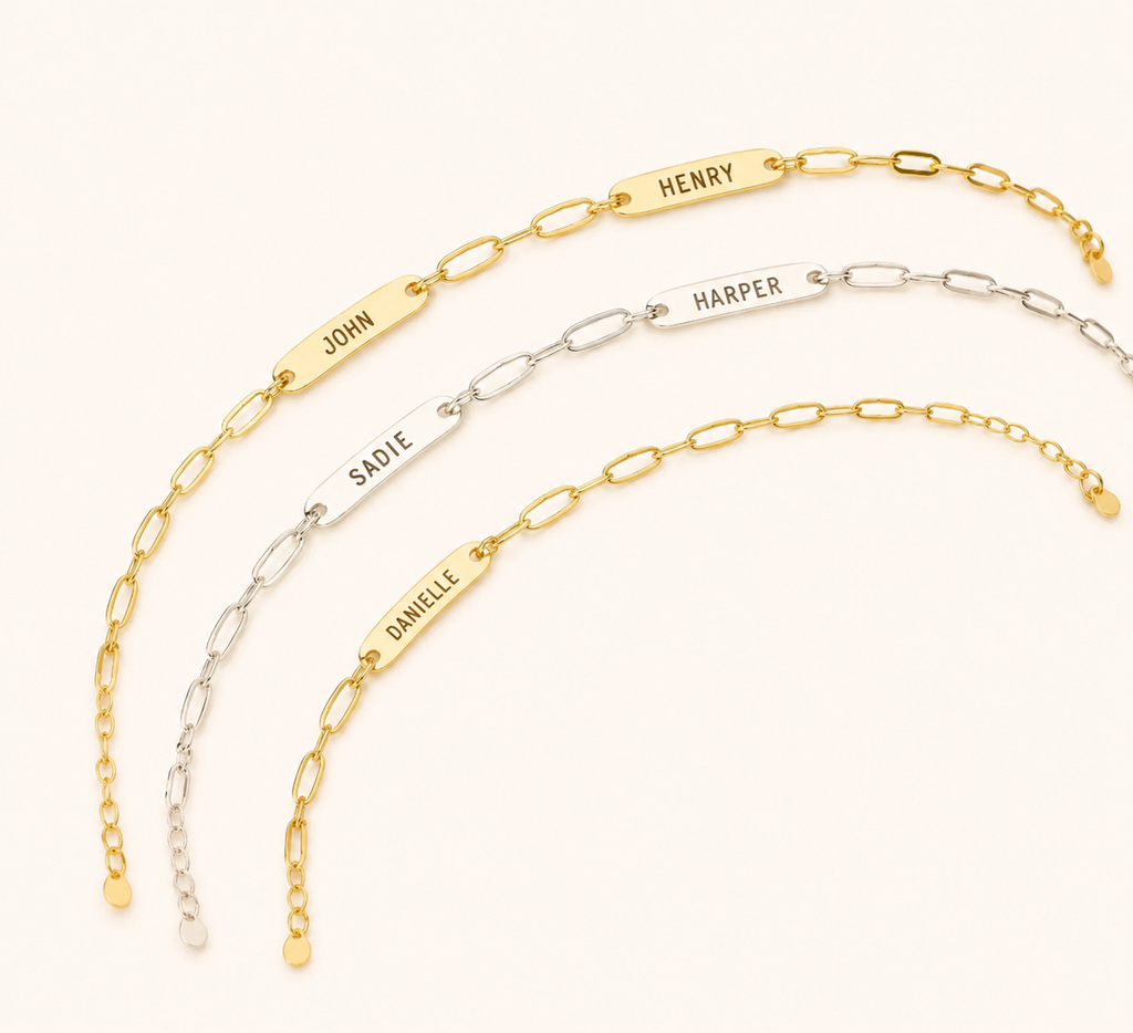 Personalized Bar Name Bracelet