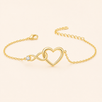 Infinity Heart Bracelet