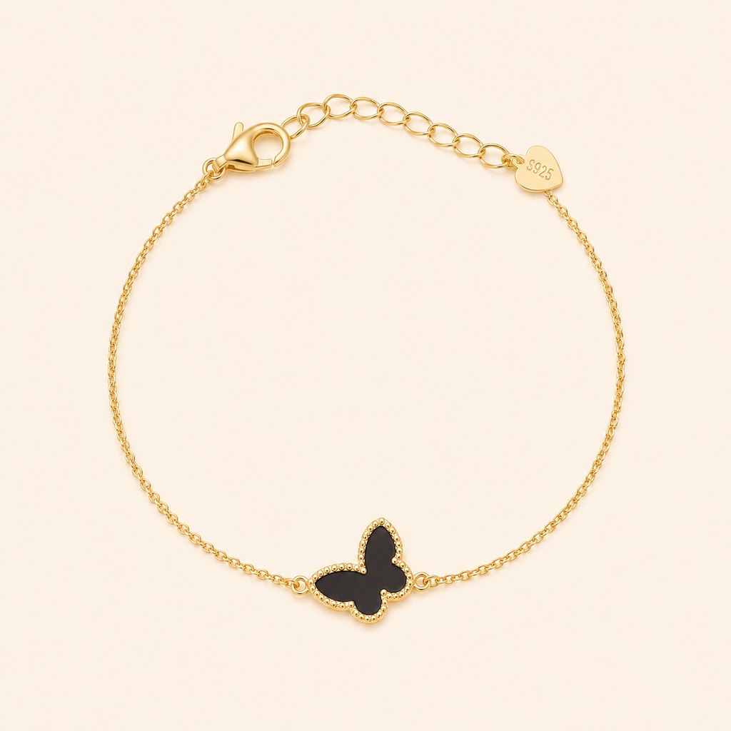 Black Butterfly Bracelet