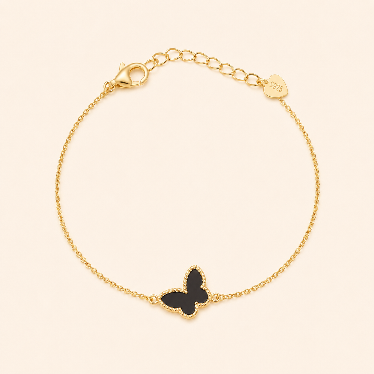 Black Butterfly Bracelet