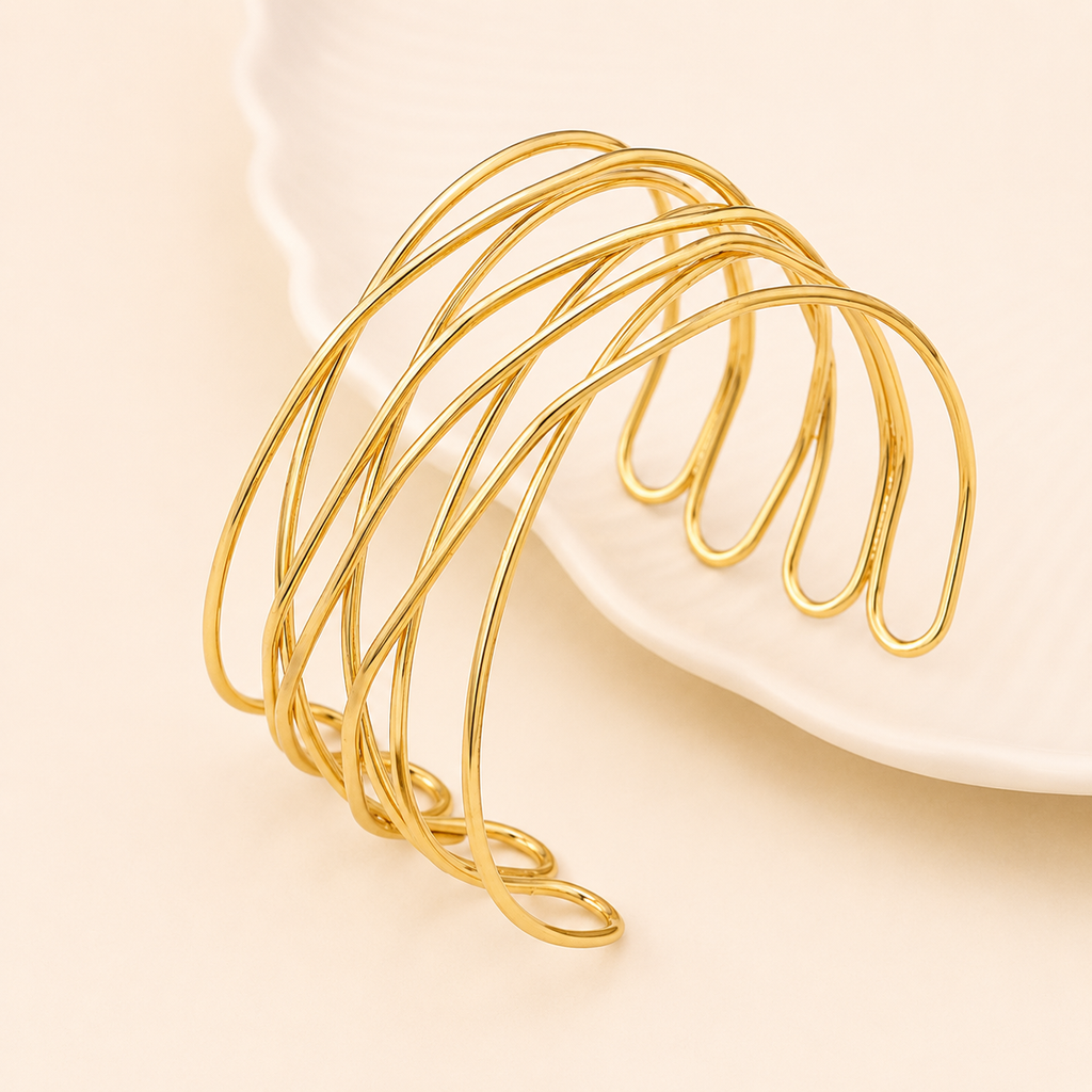 Sculpted Layer Cuff Bracelet