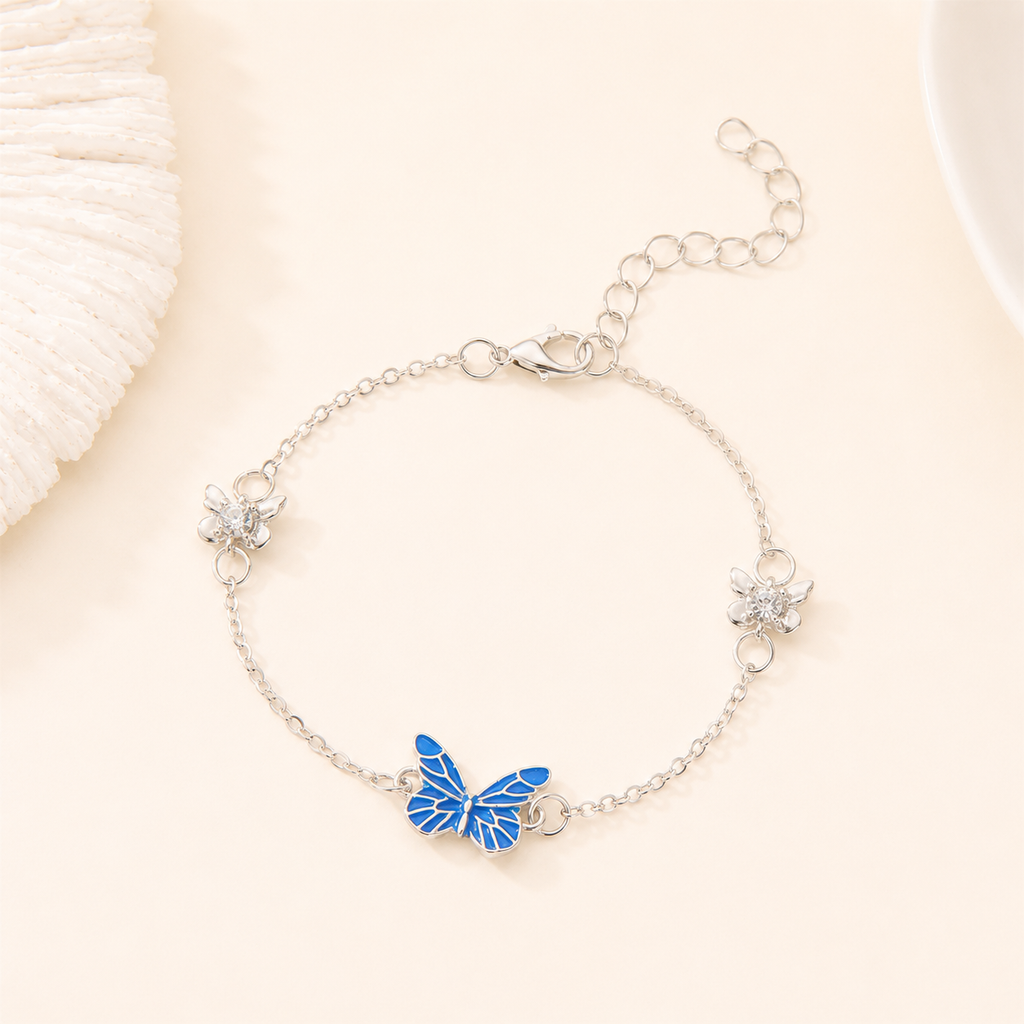 Butterfly Pearl Bracelet