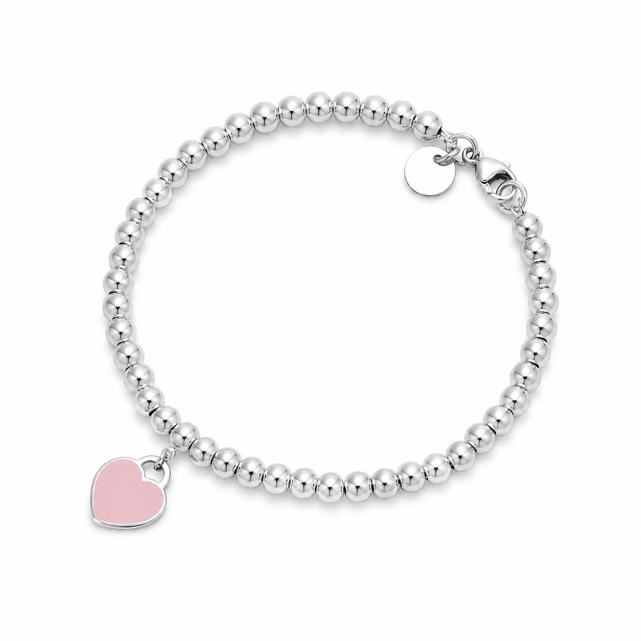 Heart charm Beaded Bracelet