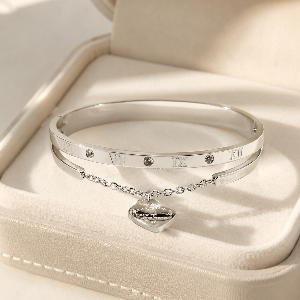 Roman Love Bangle