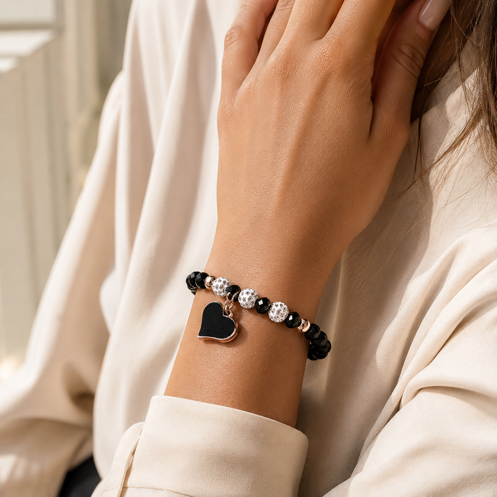 Crystal Heart Bracelet
