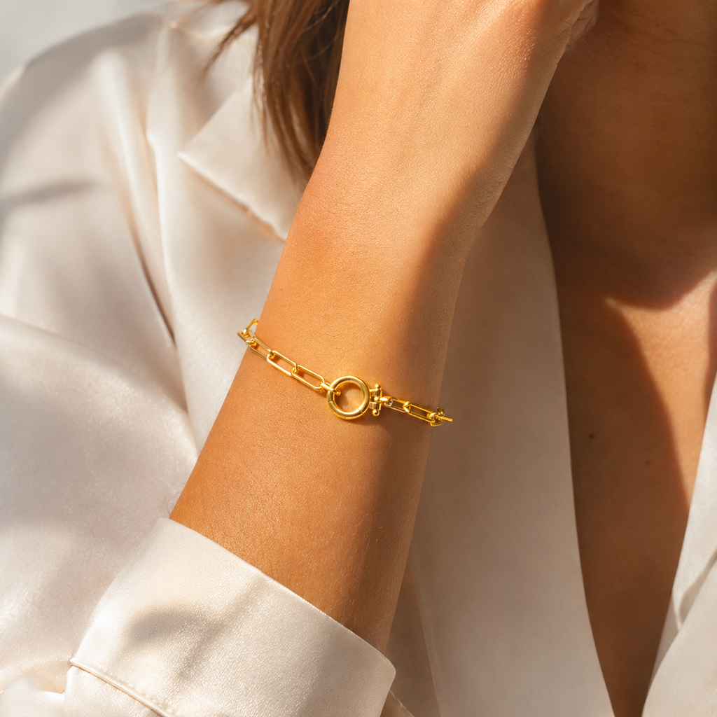 Paperclip Chain Bracelet And Necklace