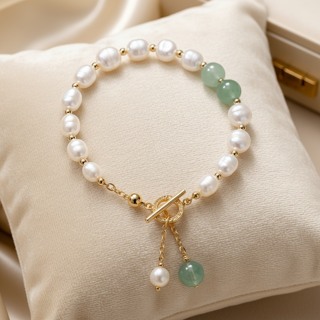 Freshwater Pearl Toggle Bracelet