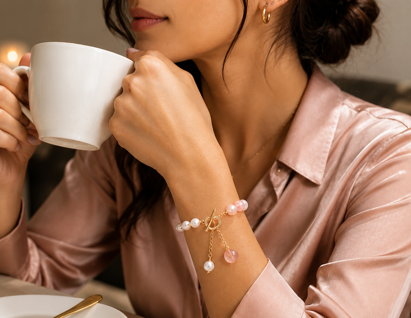 Freshwater Pearl Toggle Bracelet
