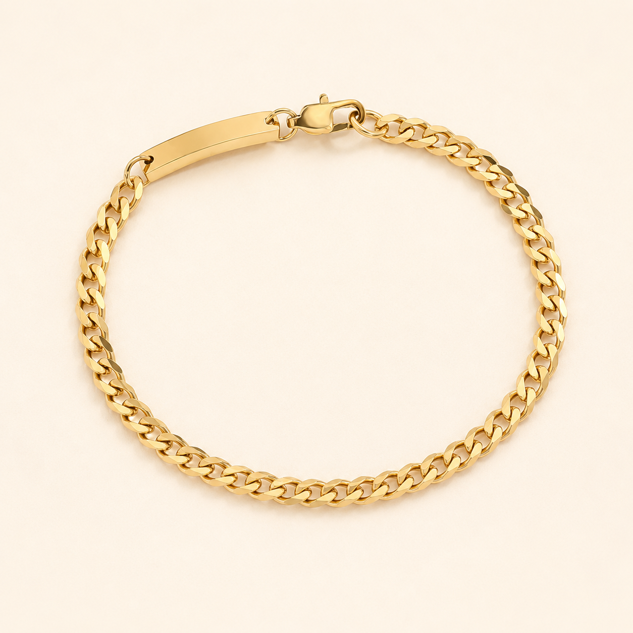 Gold-Plated Chain Bracelet