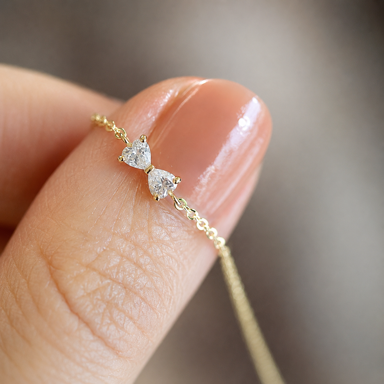Bow Charm Bracelet