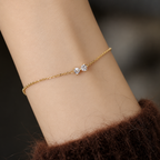 Bow Charm Bracelet