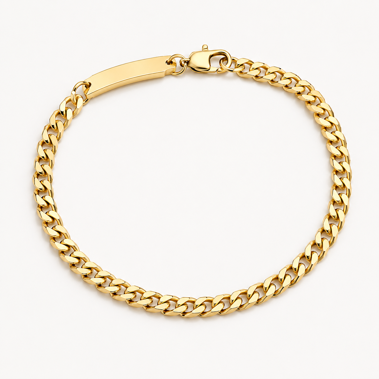 Gold-Plated Chain Bracelet
