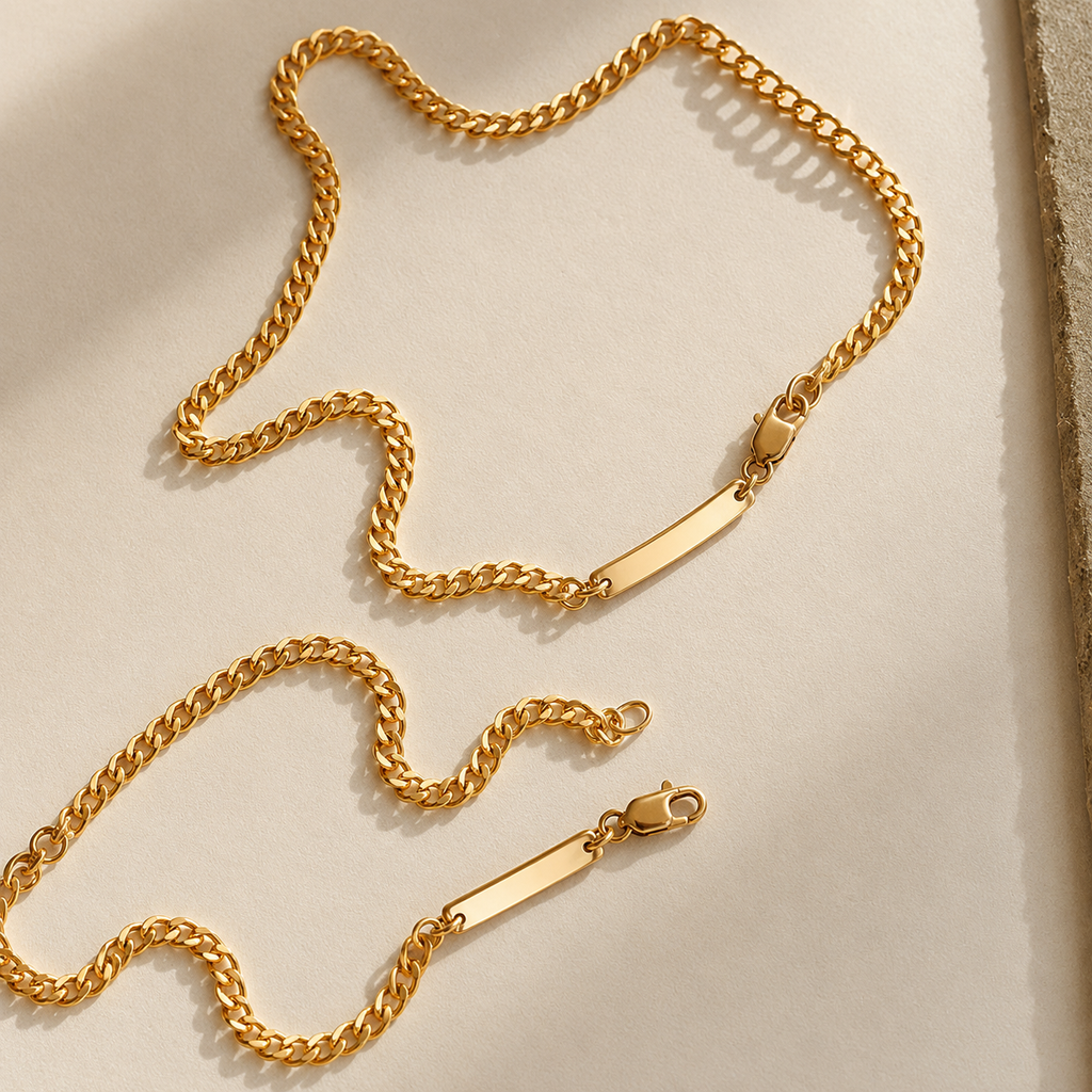 Gold-Plated Chain Bracelet