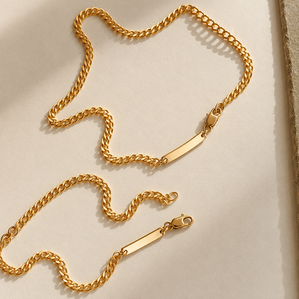 Gold-Plated Chain Bracelet