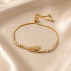Zircon Nail Bracelet