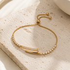 Zircon Nail Bracelet
