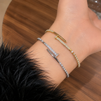 Zircon Nail Bracelet