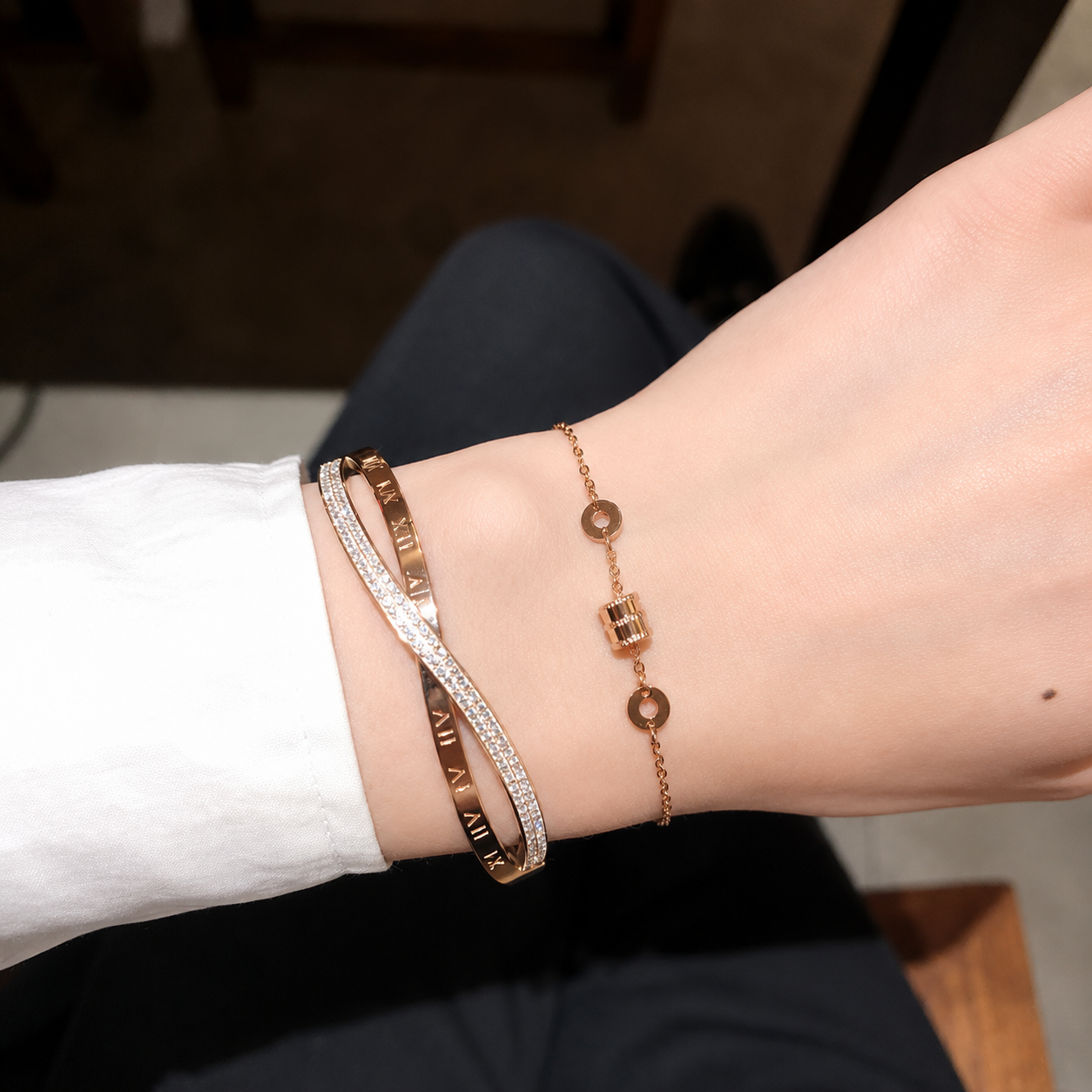 Roman Cross Bangle